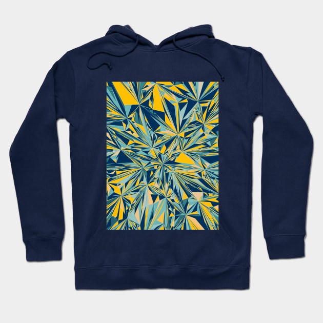 Abstract Geometric Hoodie by Elefunk